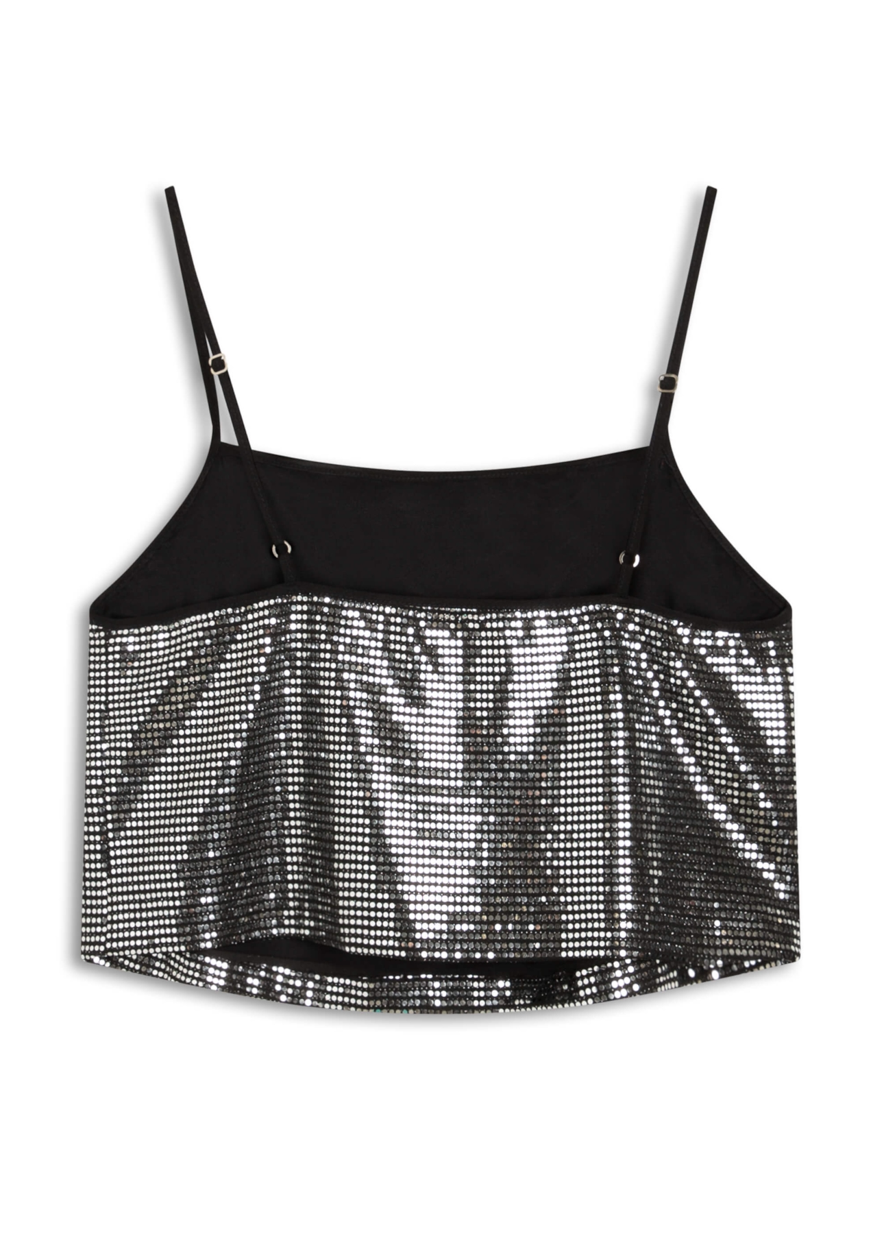 Blusa Square Cropped Prata