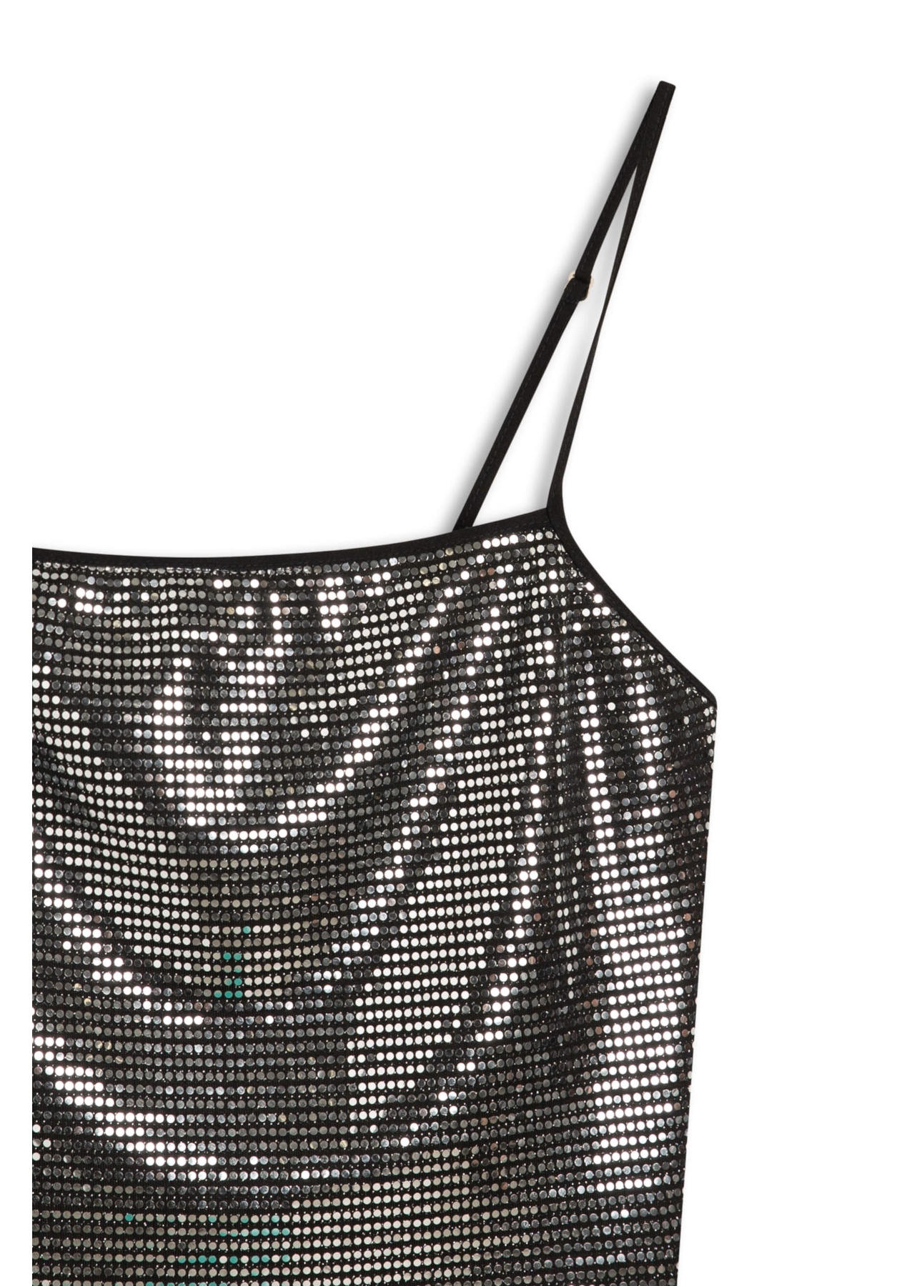 Blusa Square Cropped Prata