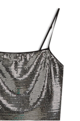 Blusa Square Cropped Prata