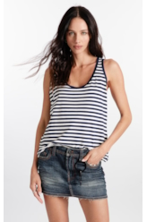 Blusa Striped Oslo Dark Navy