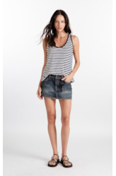 Blusa Striped Oslo Dark Navy