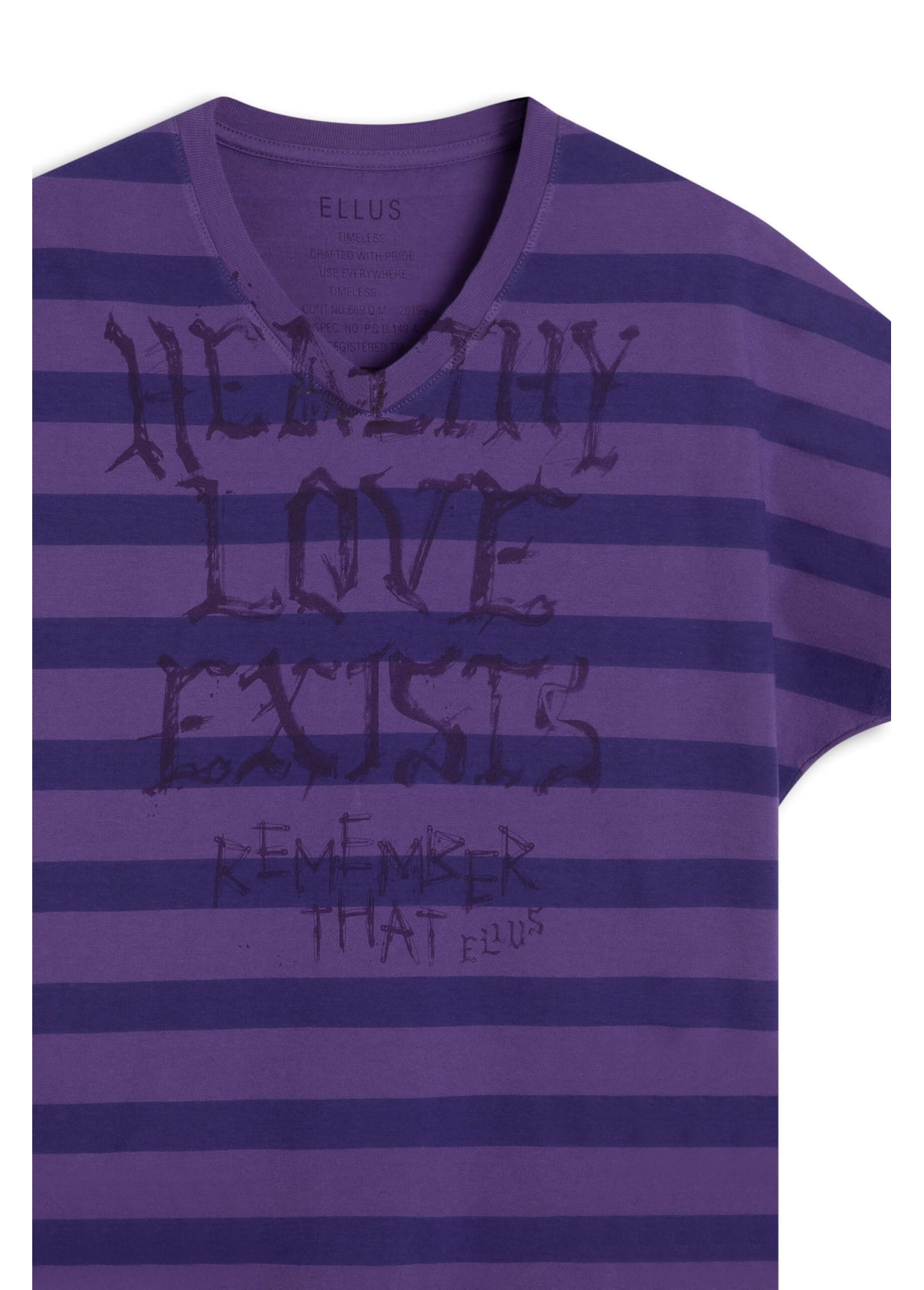 Blusa Stripes Healthy Love Violeta