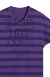 Blusa Stripes Healthy Love Violeta