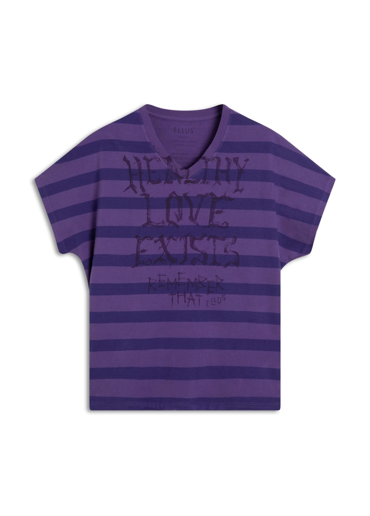 Blusa Stripes Healthy Love Violeta