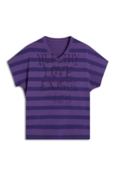 Blusa Stripes Healthy Love Violeta