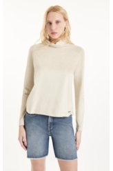 Blusa Suede Turtleneck Sandy
