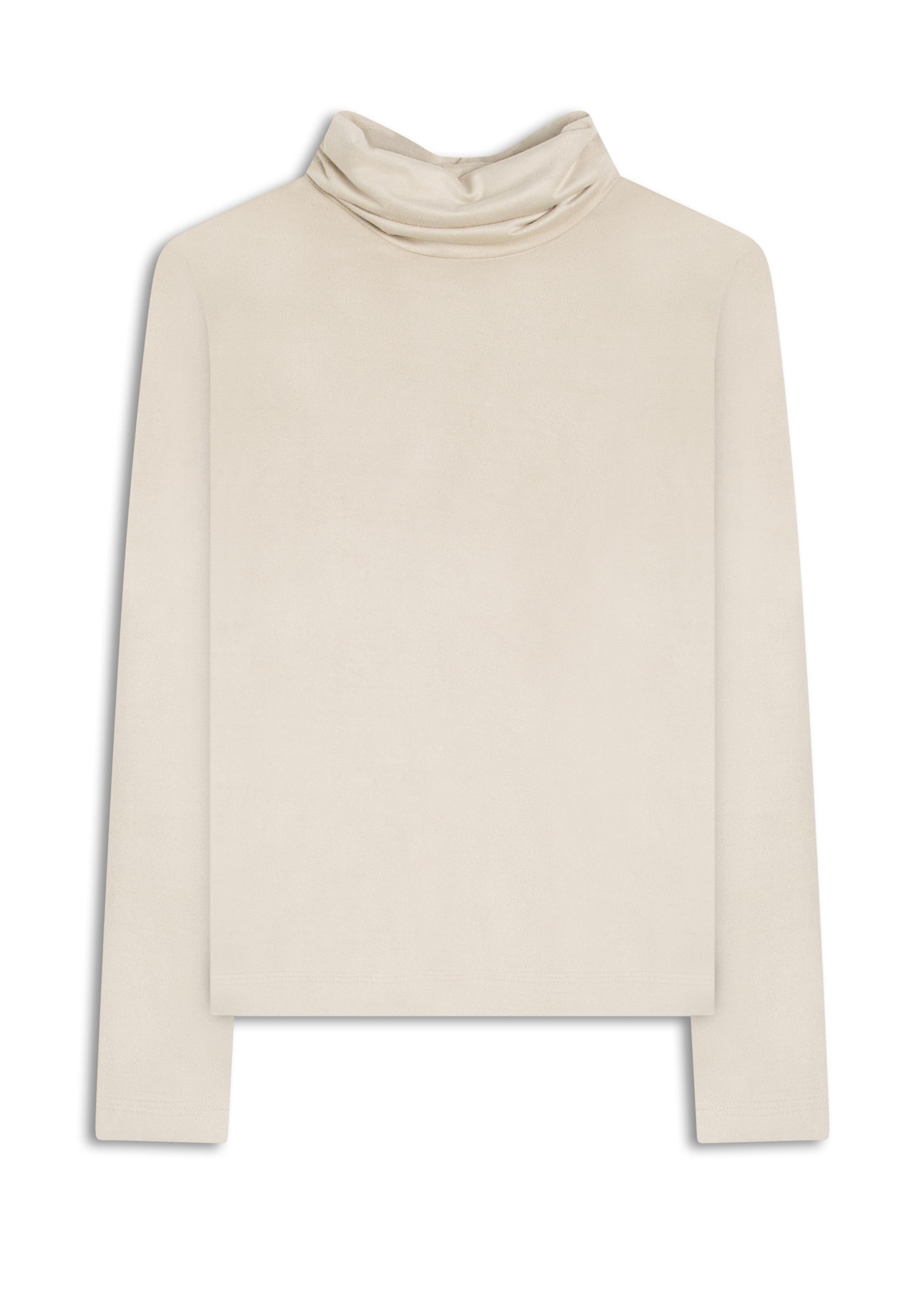 Blusa Suede Turtleneck Sandy