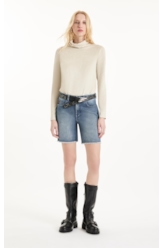 Blusa Suede Turtleneck Sandy