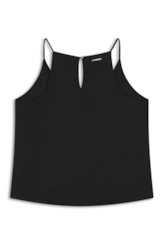Blusa Swimmer Necklace Preto