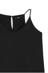Blusa Swimmer Necklace Preto