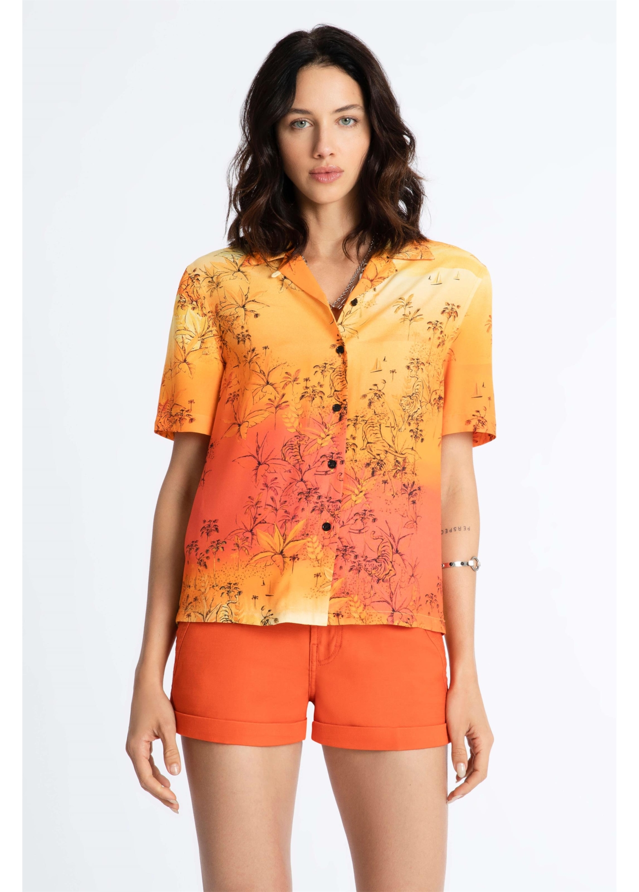 Blusa Tiger Garden Laranja