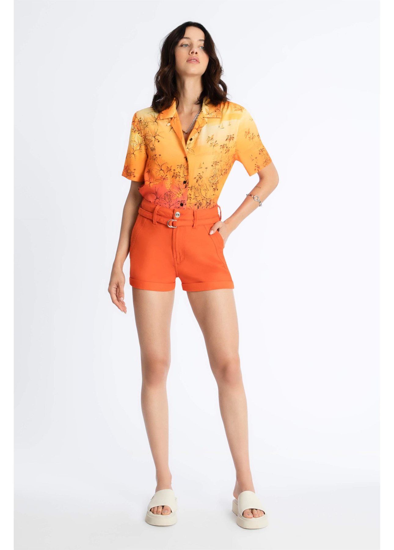 Blusa Tiger Garden Laranja
