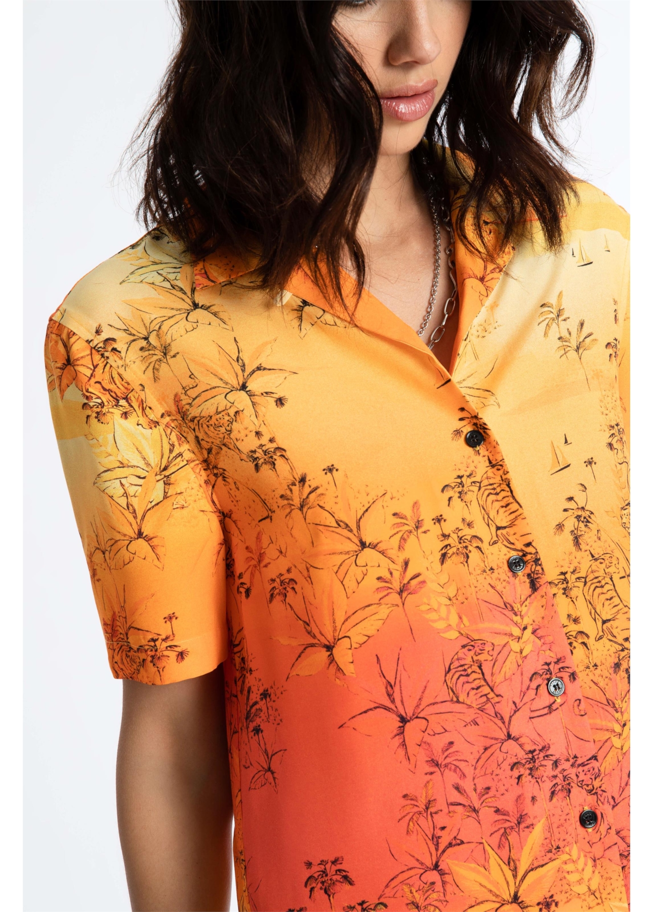 Blusa Tiger Garden Laranja