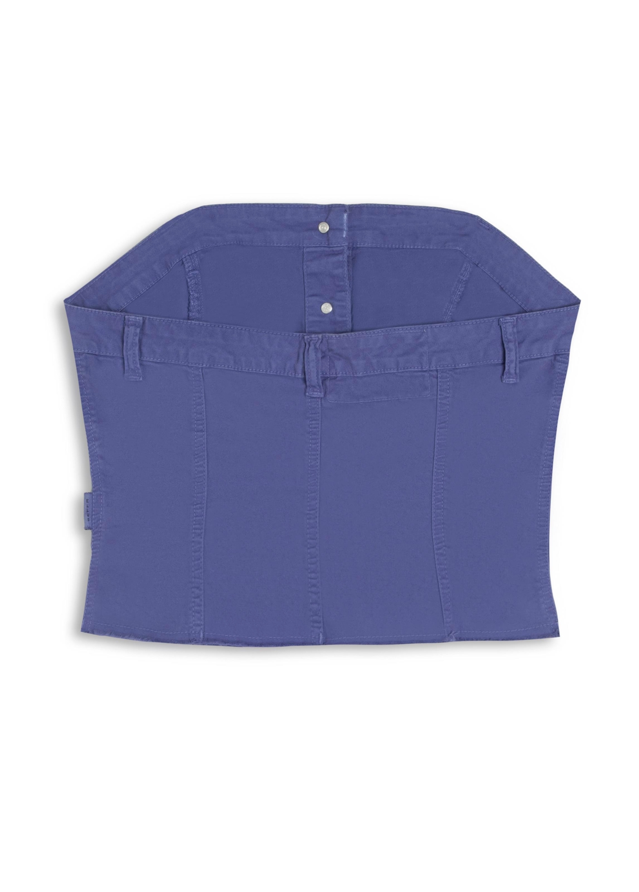 Blusa Top Color Twill Power Azul Jeans