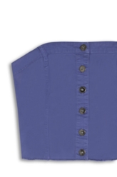 Blusa Top Color Twill Power Azul Jeans