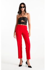 Blusa Top Fancy Net Lux Draped Preto
