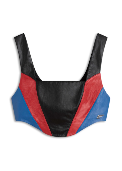 Blusa Top Motorcycle Leather Padrao 3
