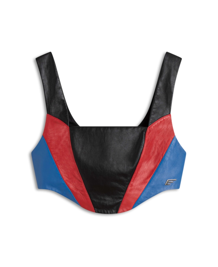 Blusa Top Motorcycle Leather Padrao 3
