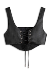 Blusa Top Motorcycle Leather Padrao 3