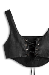 Blusa Top Motorcycle Leather Padrao 3