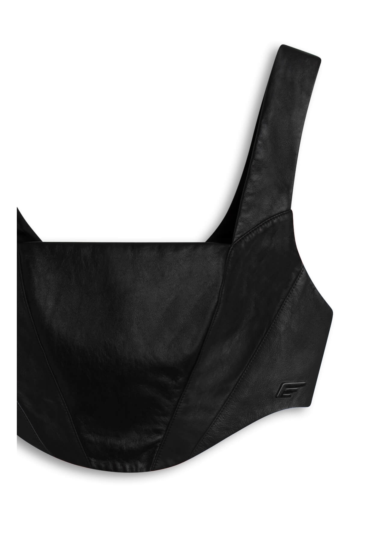 Blusa Top Motorcycle Leather Preto