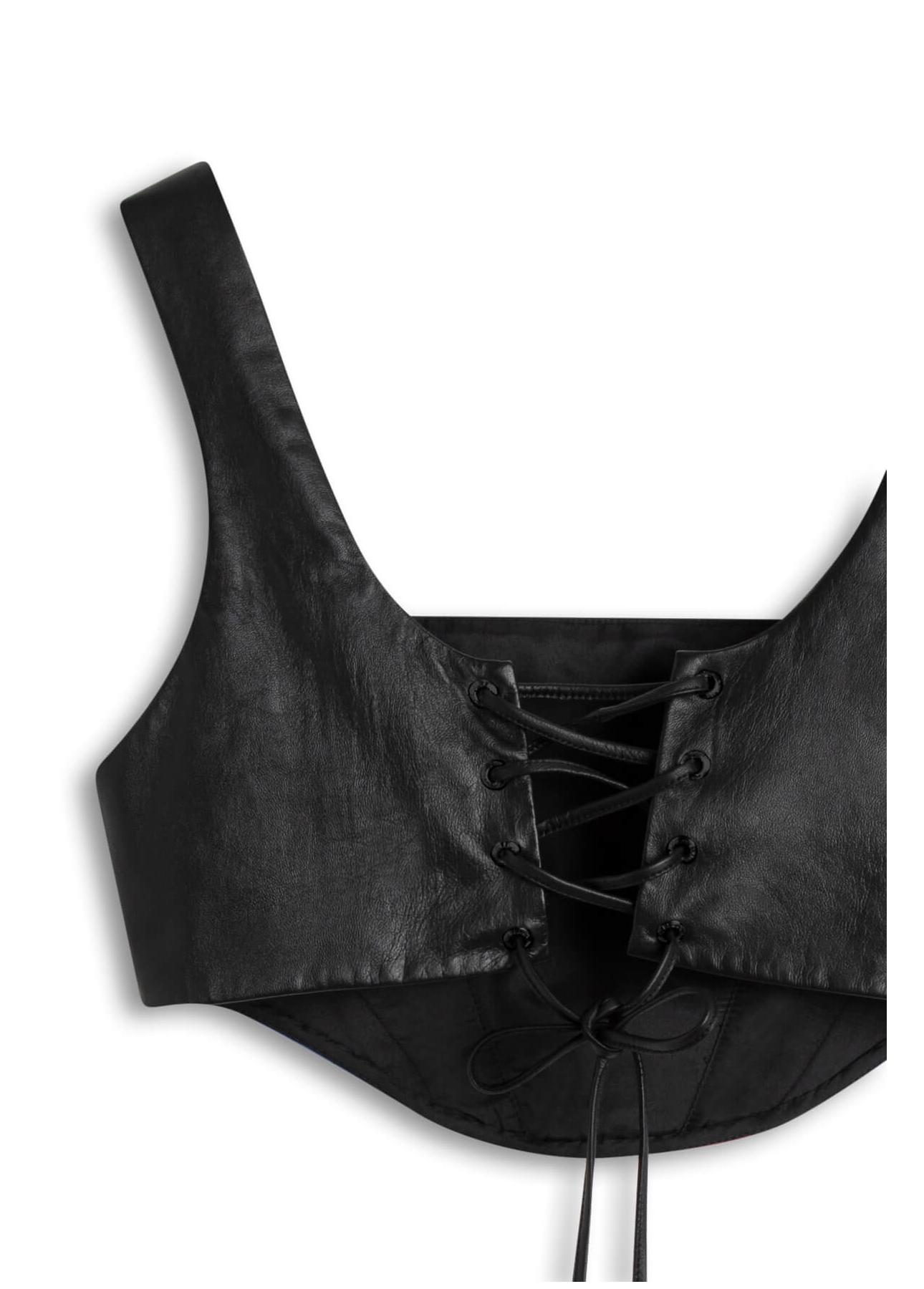 Blusa Top Motorcycle Leather Preto
