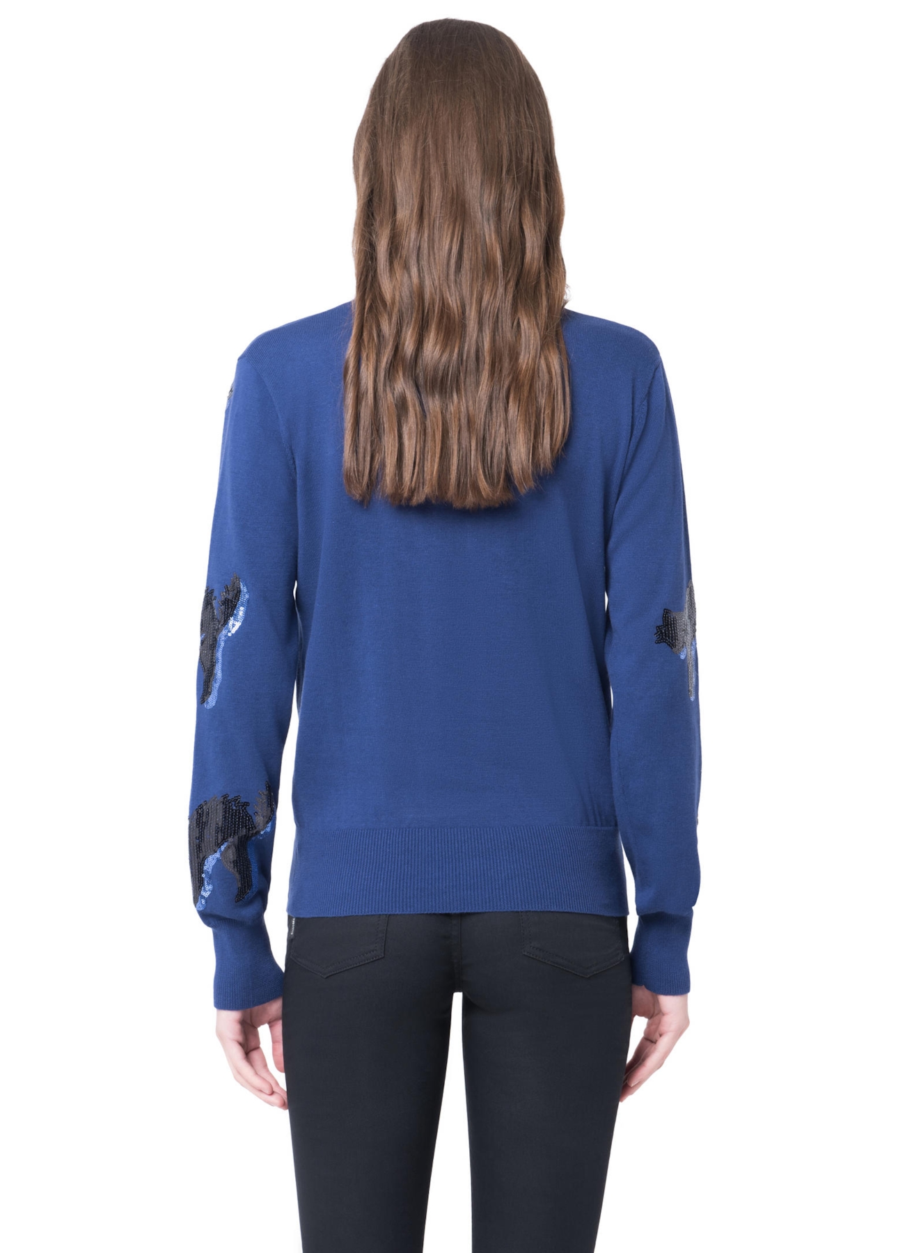Blusa Tricot Bad Cat Sequins Marinho