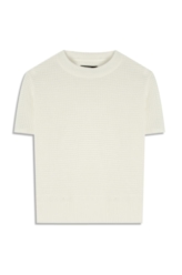 Blusa Tricot Blusa Knit Texture Off White