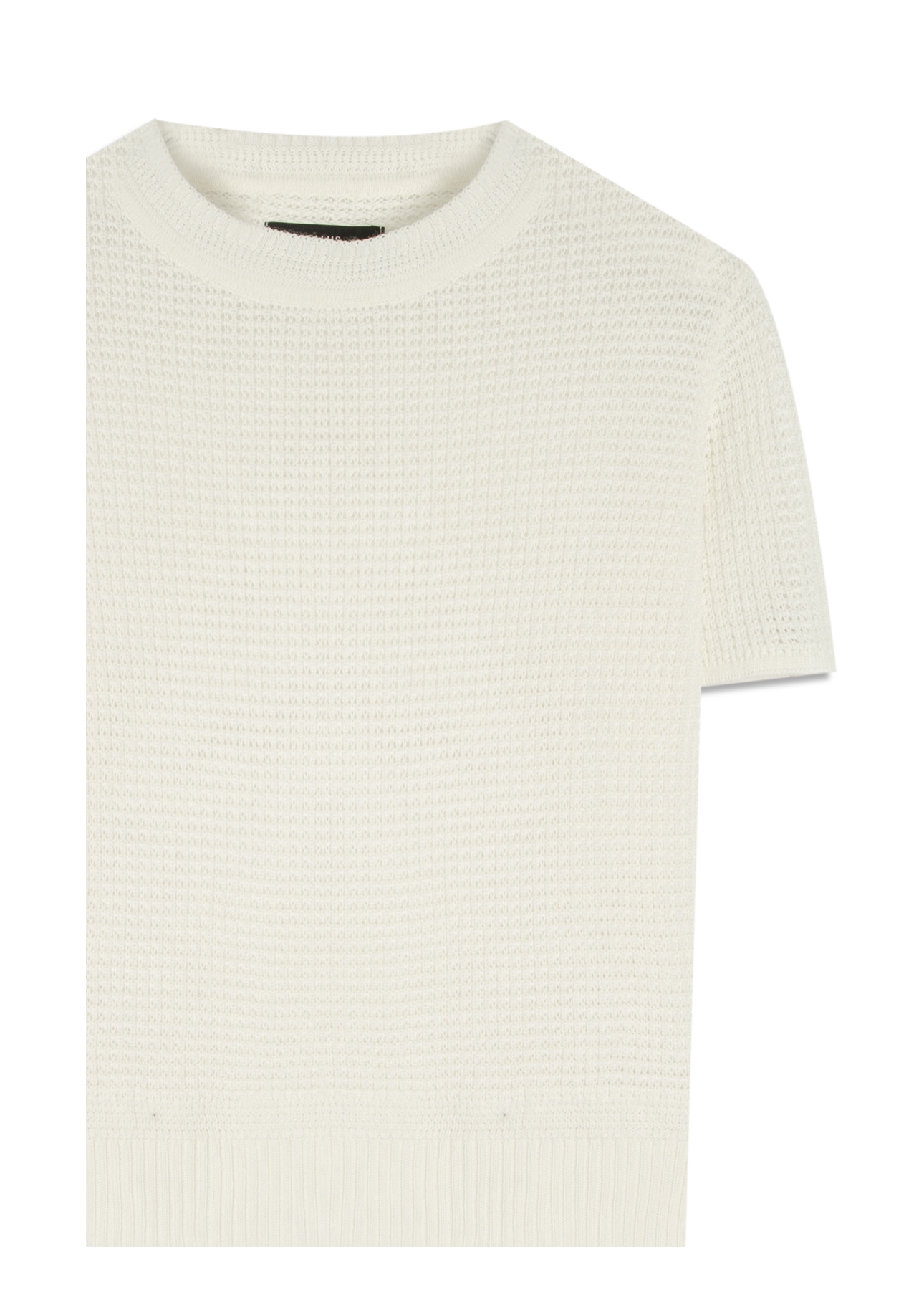 Blusa Tricot Blusa Knit Texture Off White