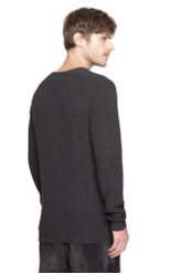 Blusa Tricot Crew 2nd Floor Chumbo Mescla