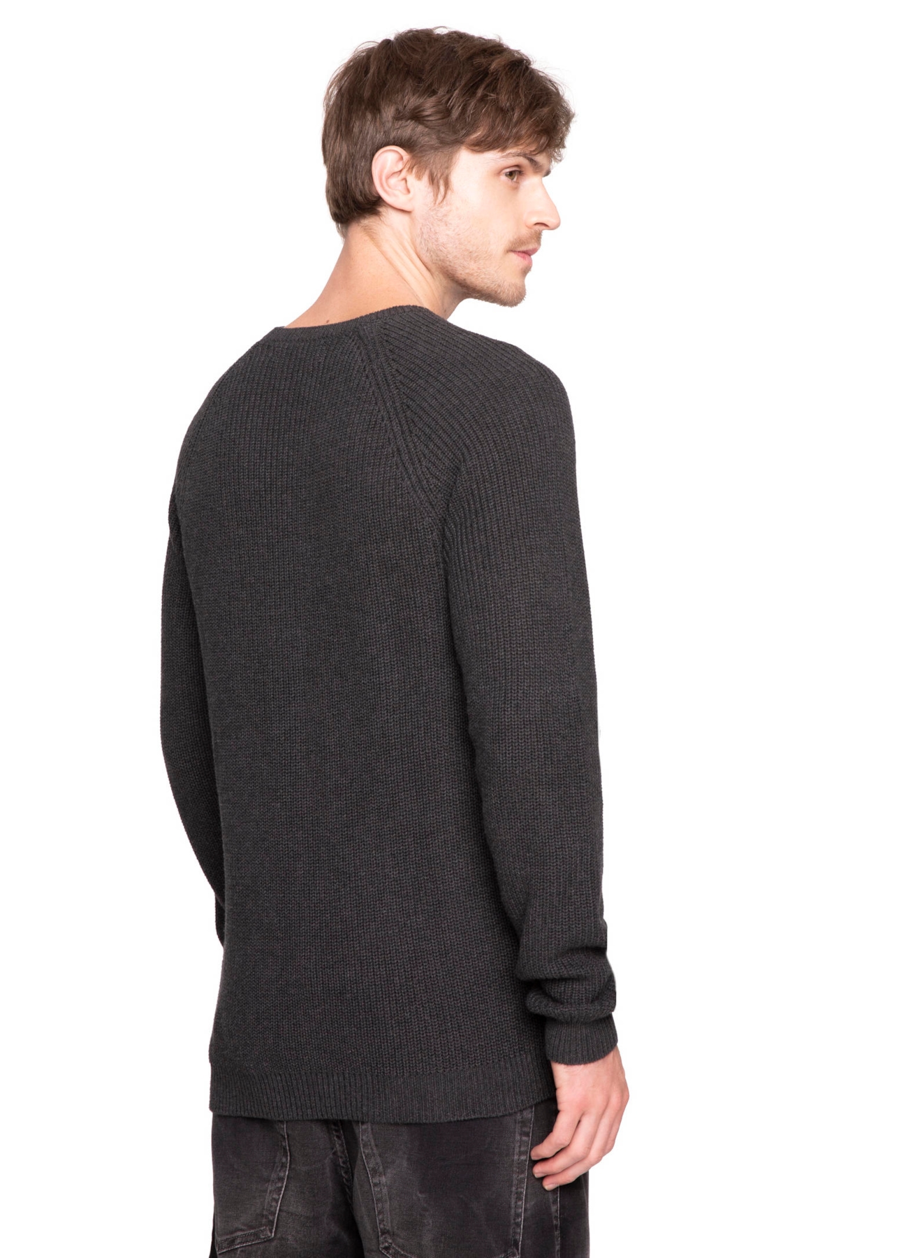 Blusa Tricot Crew 2nd Floor Chumbo Mescla