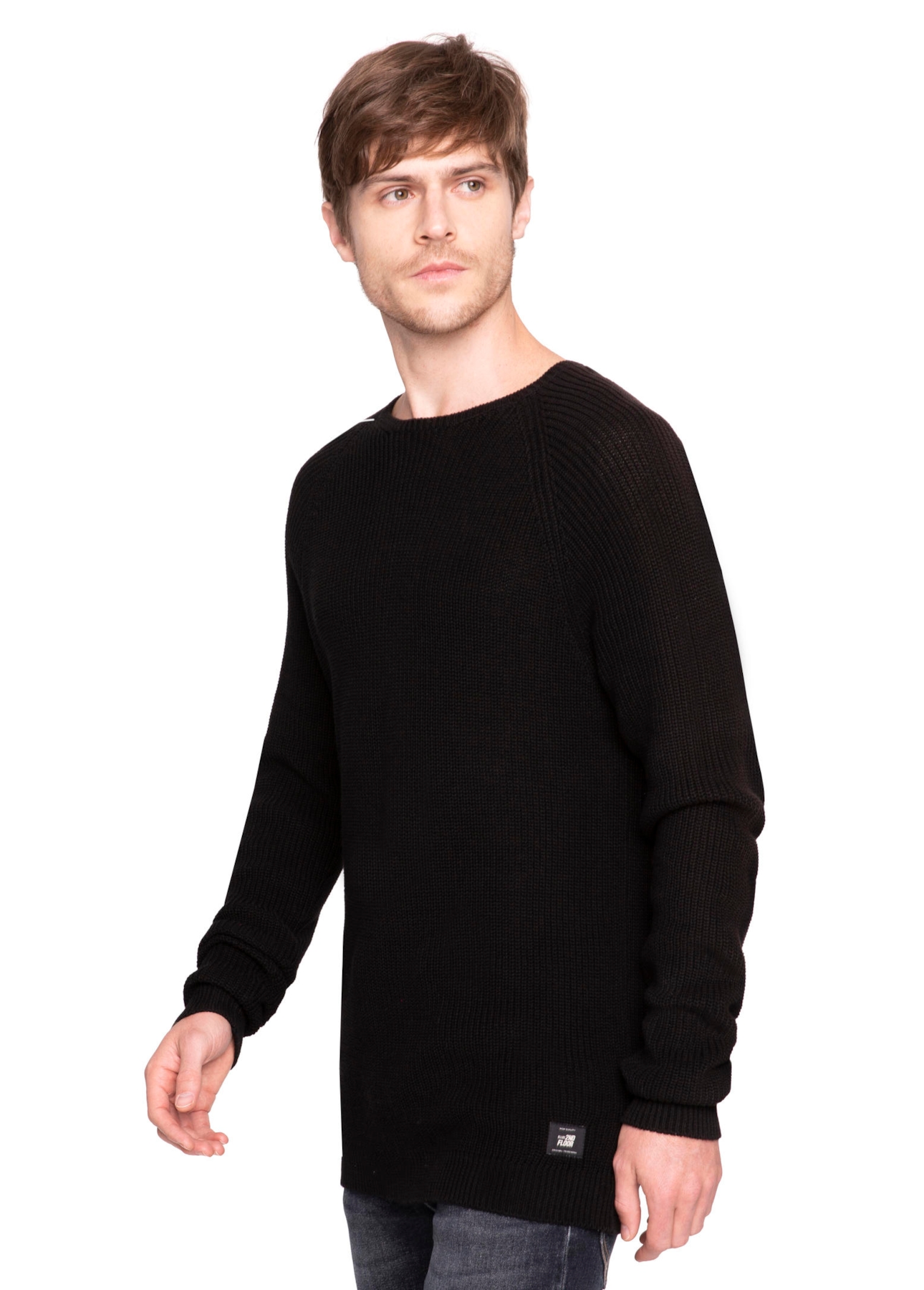 Blusa Tricot Crew 2nd Floor Preto