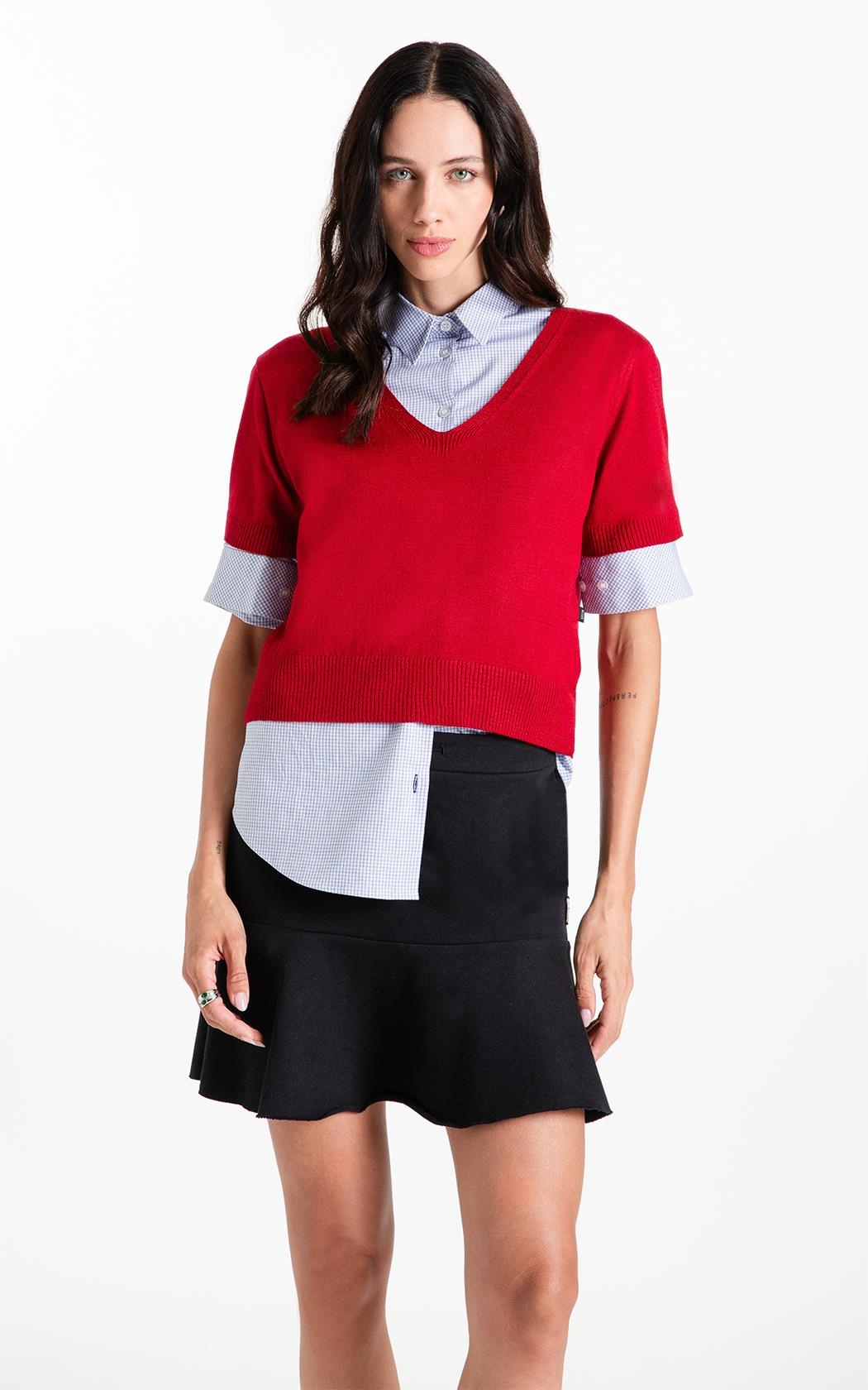Blusa Cropped Cocopalm Vermelho