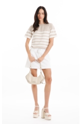 Blusa Tricot Power Knit Off White