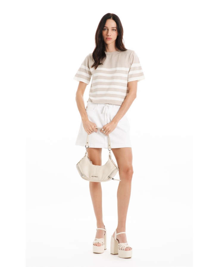 Blusa Tricot Power Knit Off White