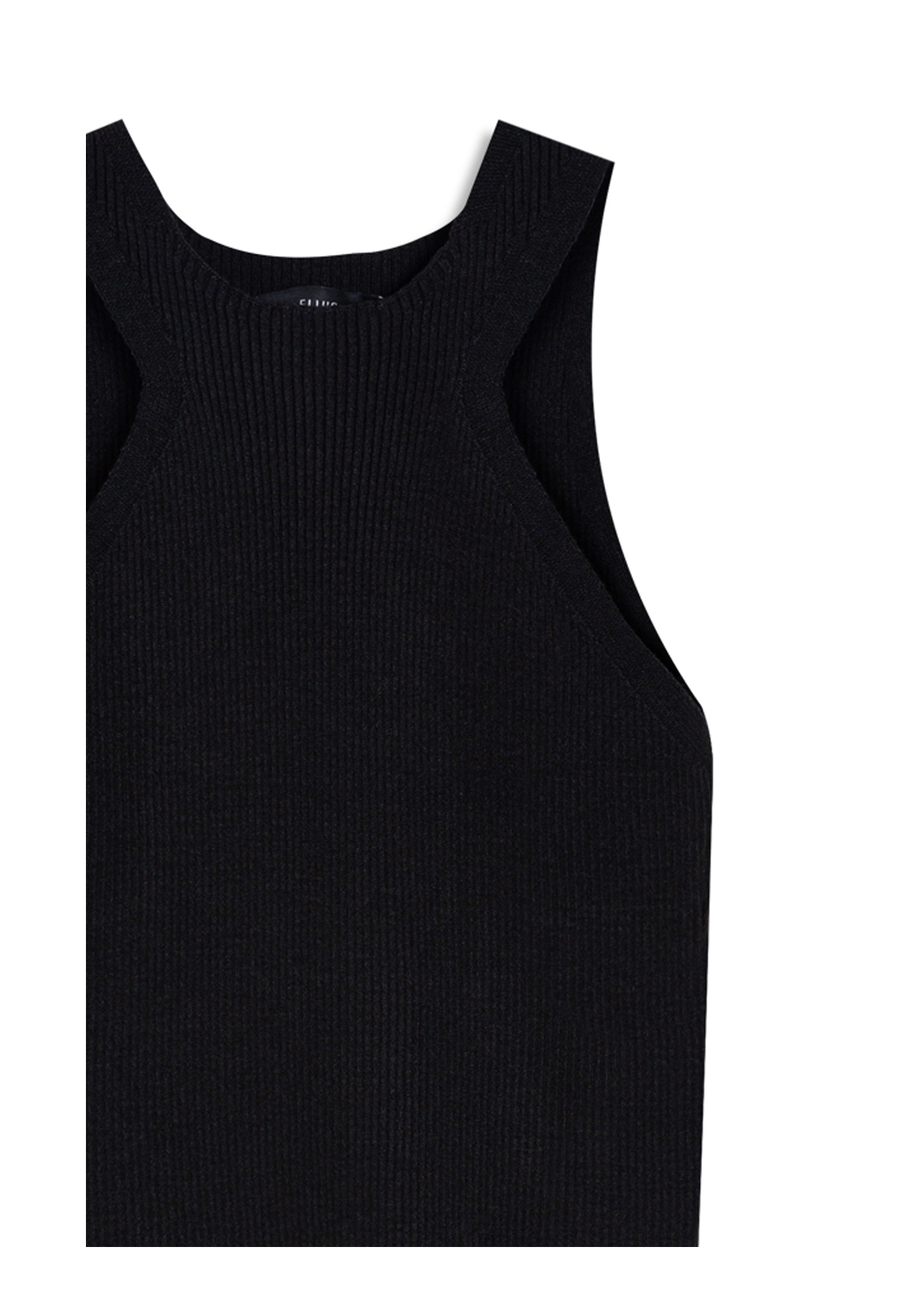 Blusa Tricot Power Knit Sleeveless Preto