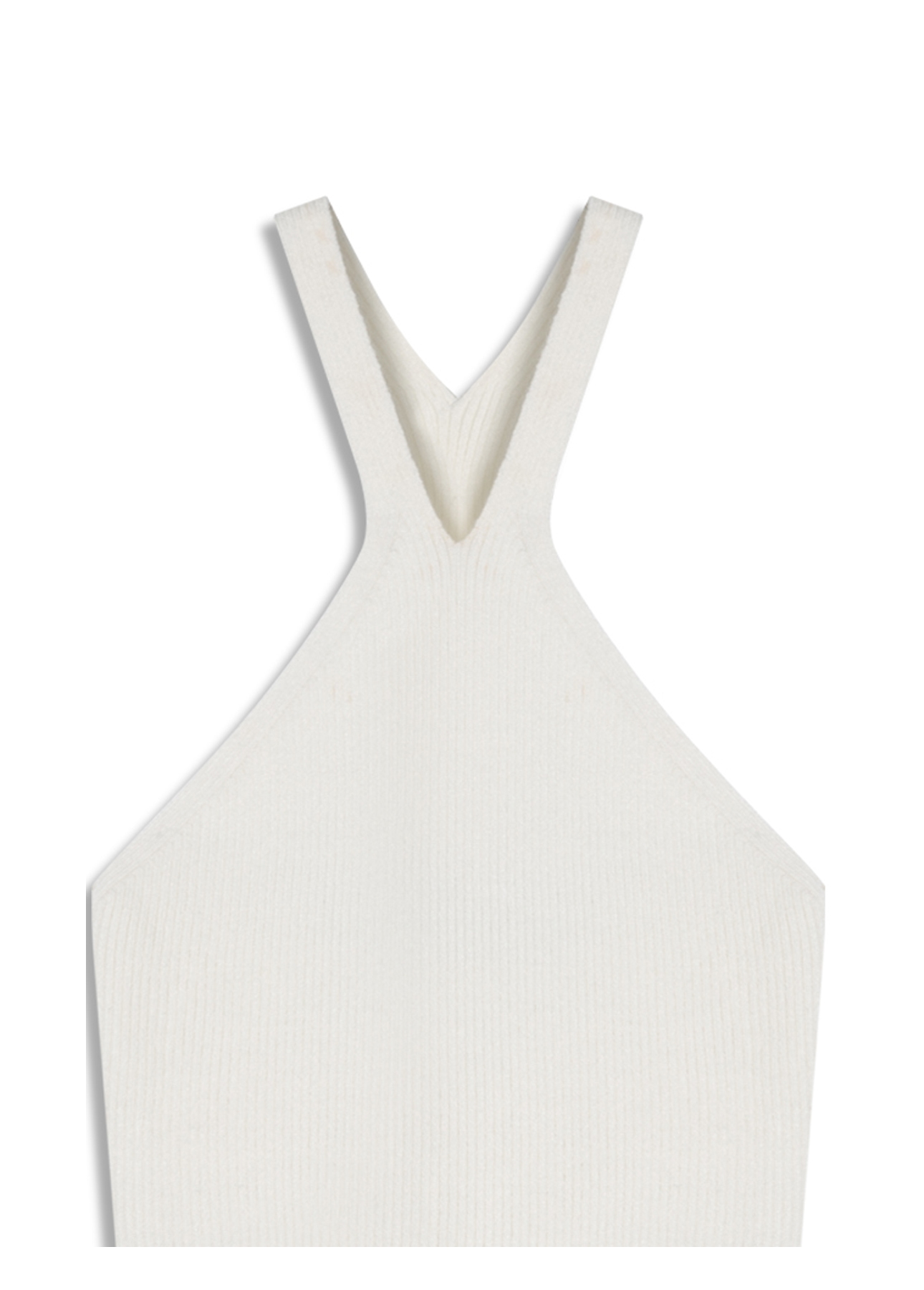 Blusa Tricot Power Knit Strap Off White