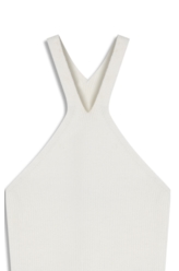 Blusa Tricot Power Knit Strap Off White