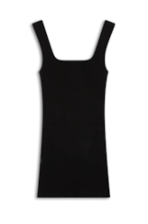 Blusa Tricot Ribbed Sleeveless Preto