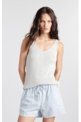 Blusa Tricot Shine Neck Branco