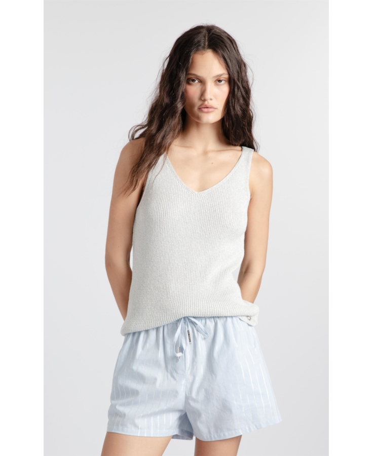 Blusa Tricot Shine Neck Branco