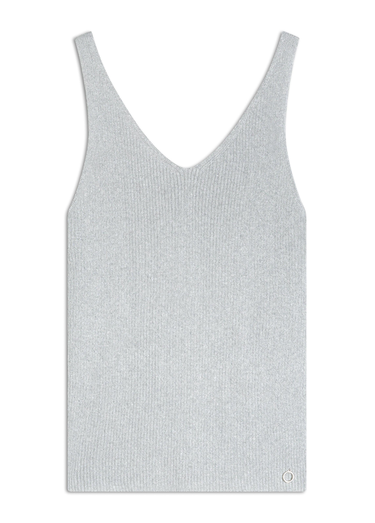 Blusa Tricot Shine Neck Branco