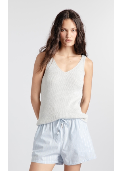 Blusa Tricot Shine Neck Branco