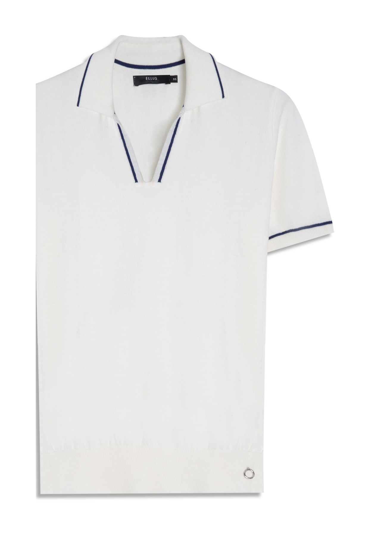 Blusa Tricot Visco Blend Vintage Off White