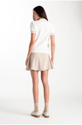 Blusa Tricot Visco Blend Vintage Off White