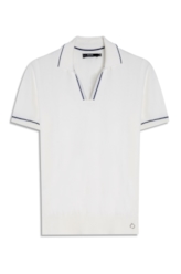 Blusa Tricot Visco Blend Vintage Off White