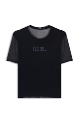 Blusa Tule Double Preto
