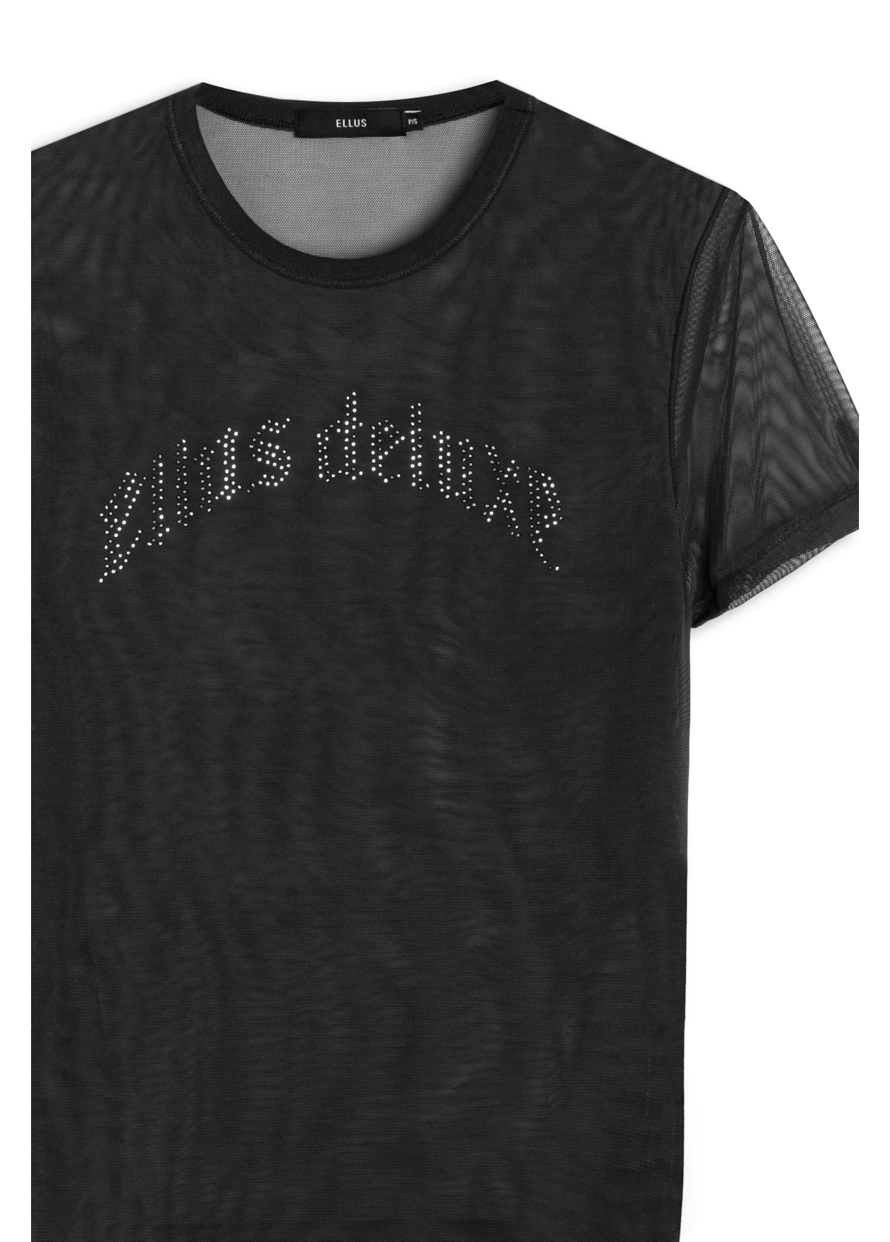 Blusa Tulle Ellus Deluxe Preto