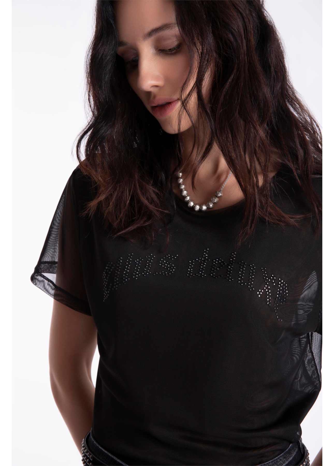 Blusa Tulle Ellus Deluxe Preto