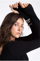 Blusa Vack Neckline Preto